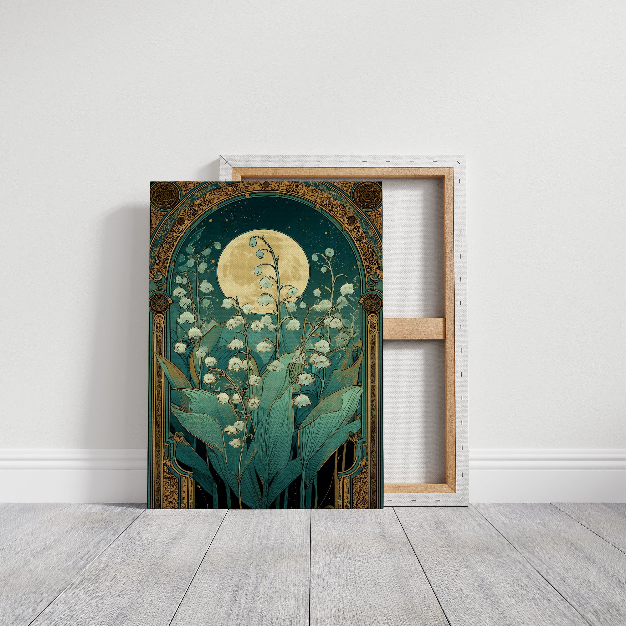 Moonlit Bells Under Starry Arch