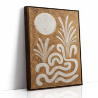 Moonlit Waves Dance In Sepia