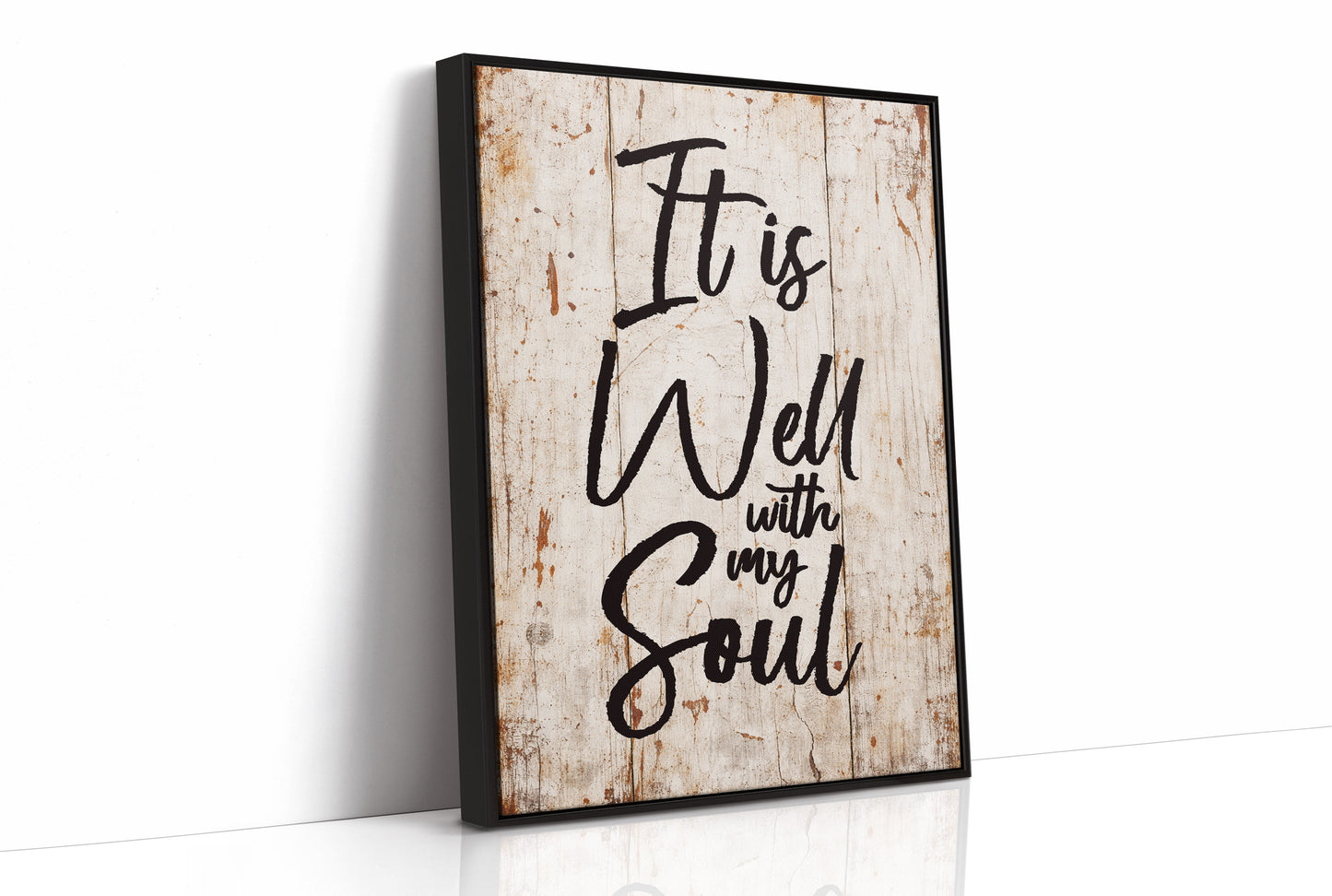 Rustic Affirmation Whispers Truth