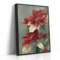 Poinsettia in Red and Cream