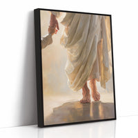 Sunlit Fabric Meets Bare Steps