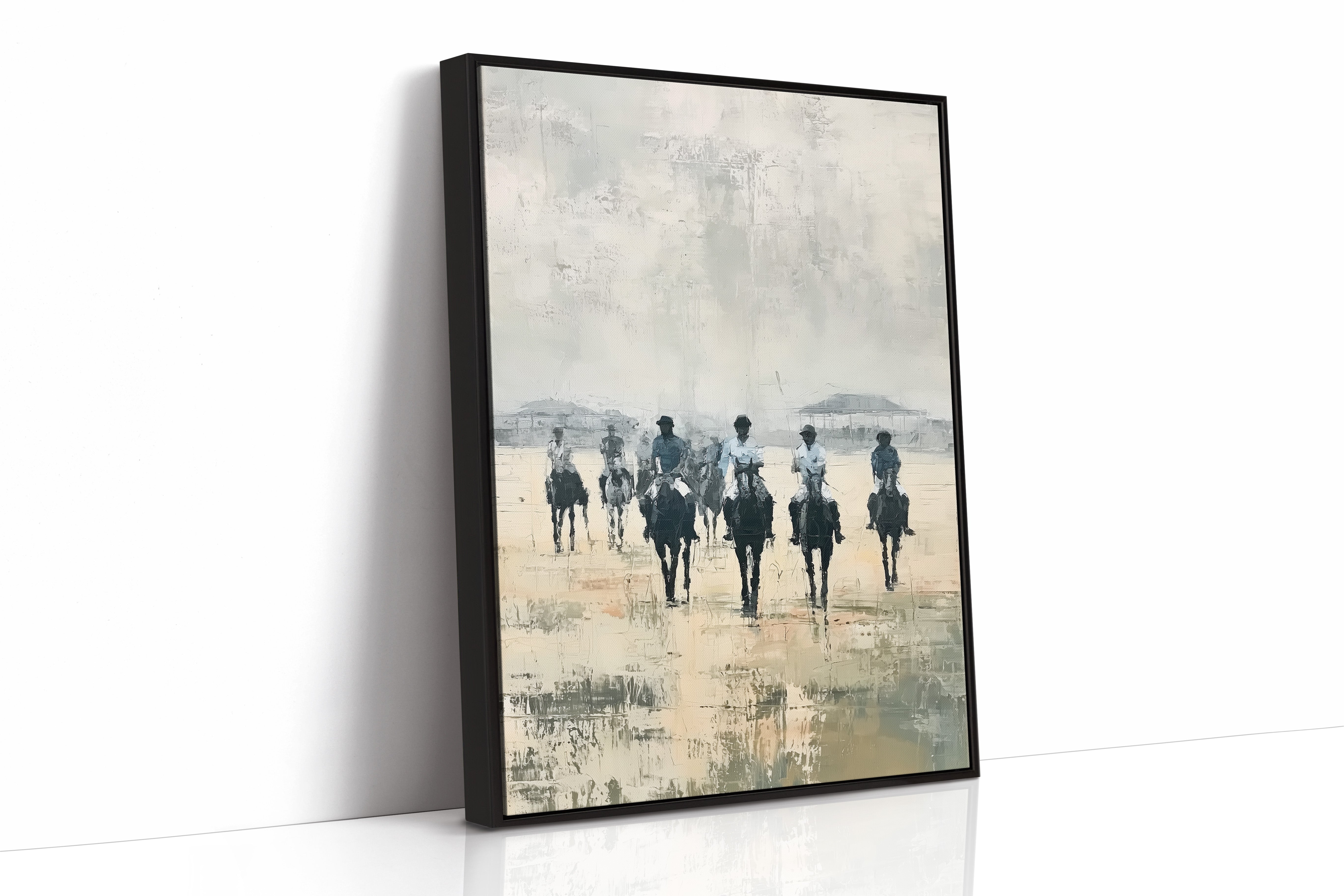 Silhouettes on the Morning Track