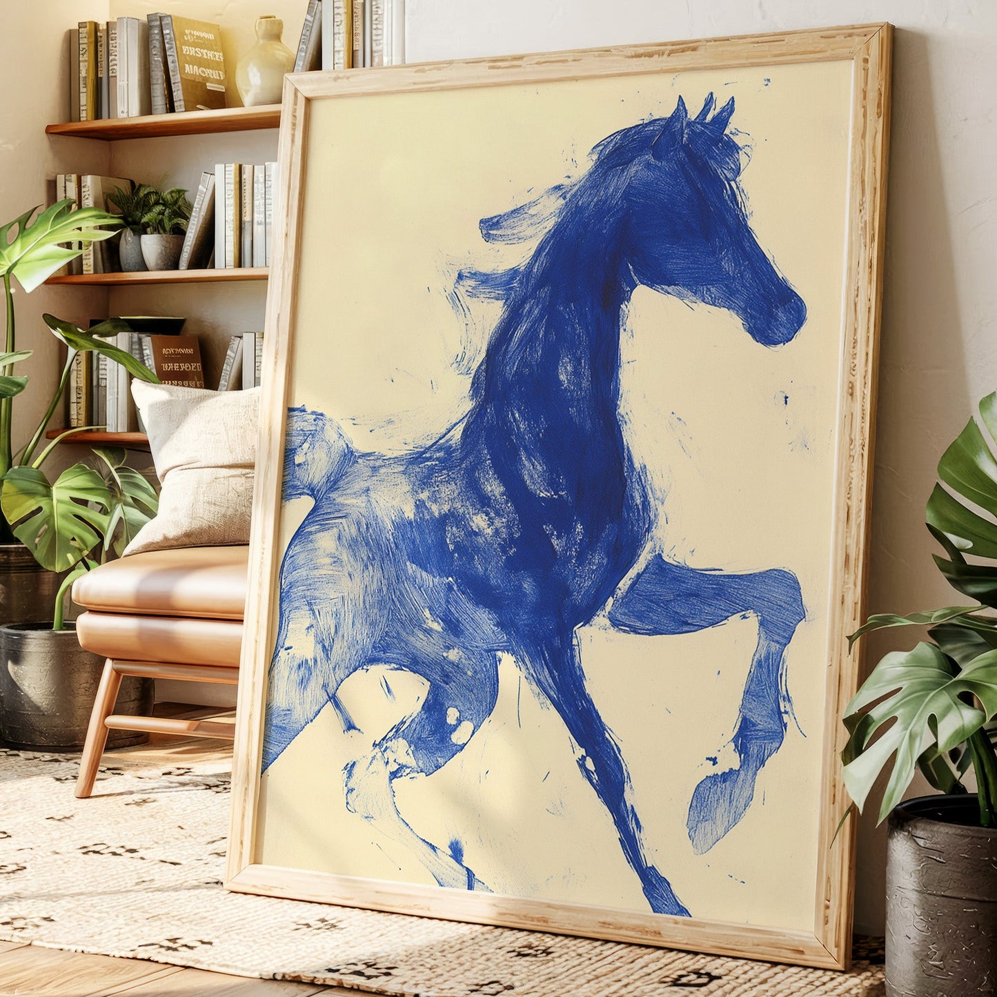 Indigo Stallion Rides The Wind
