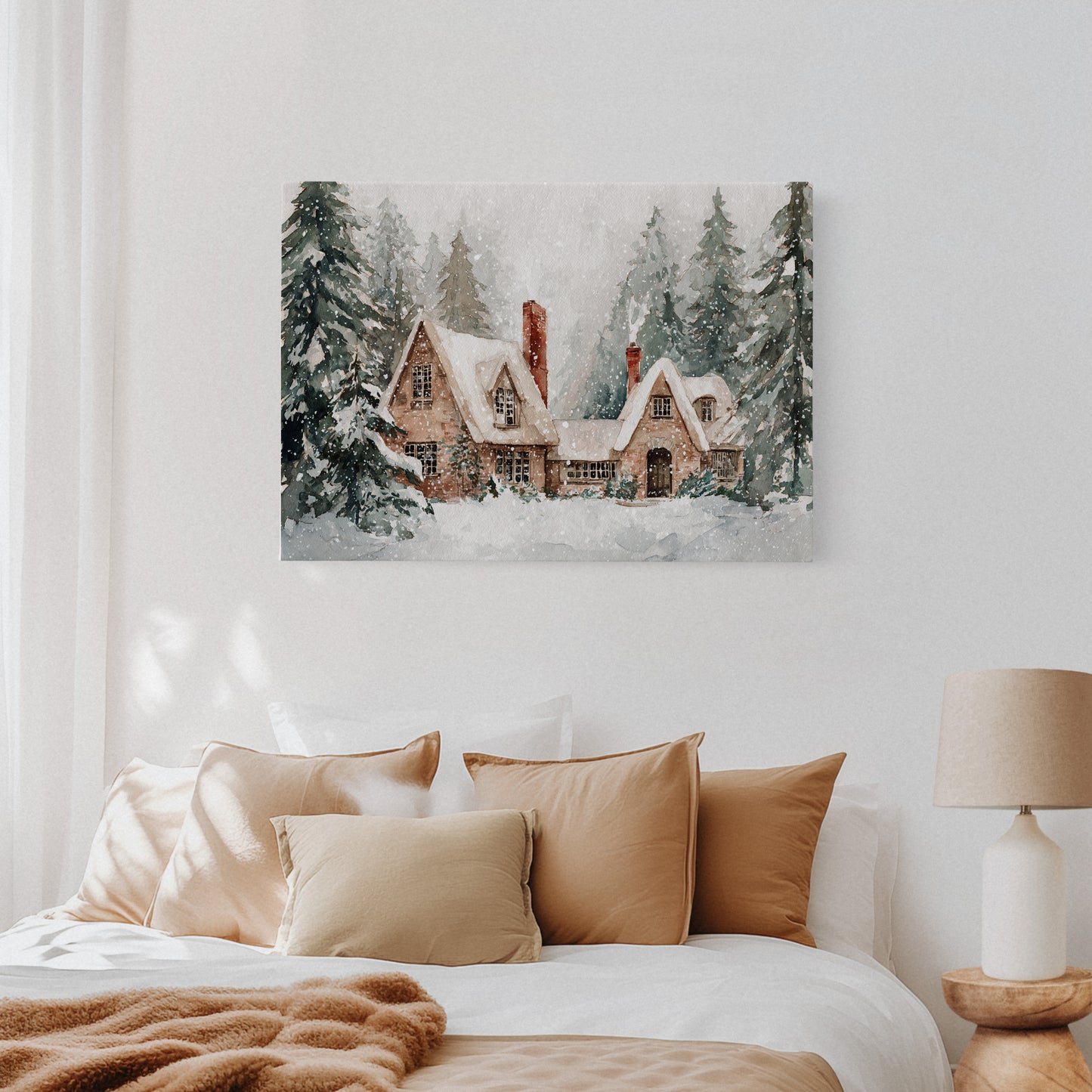 Nestled Beneath Winter's Gaze