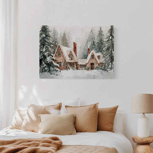 Nestled Beneath Winter's Gaze