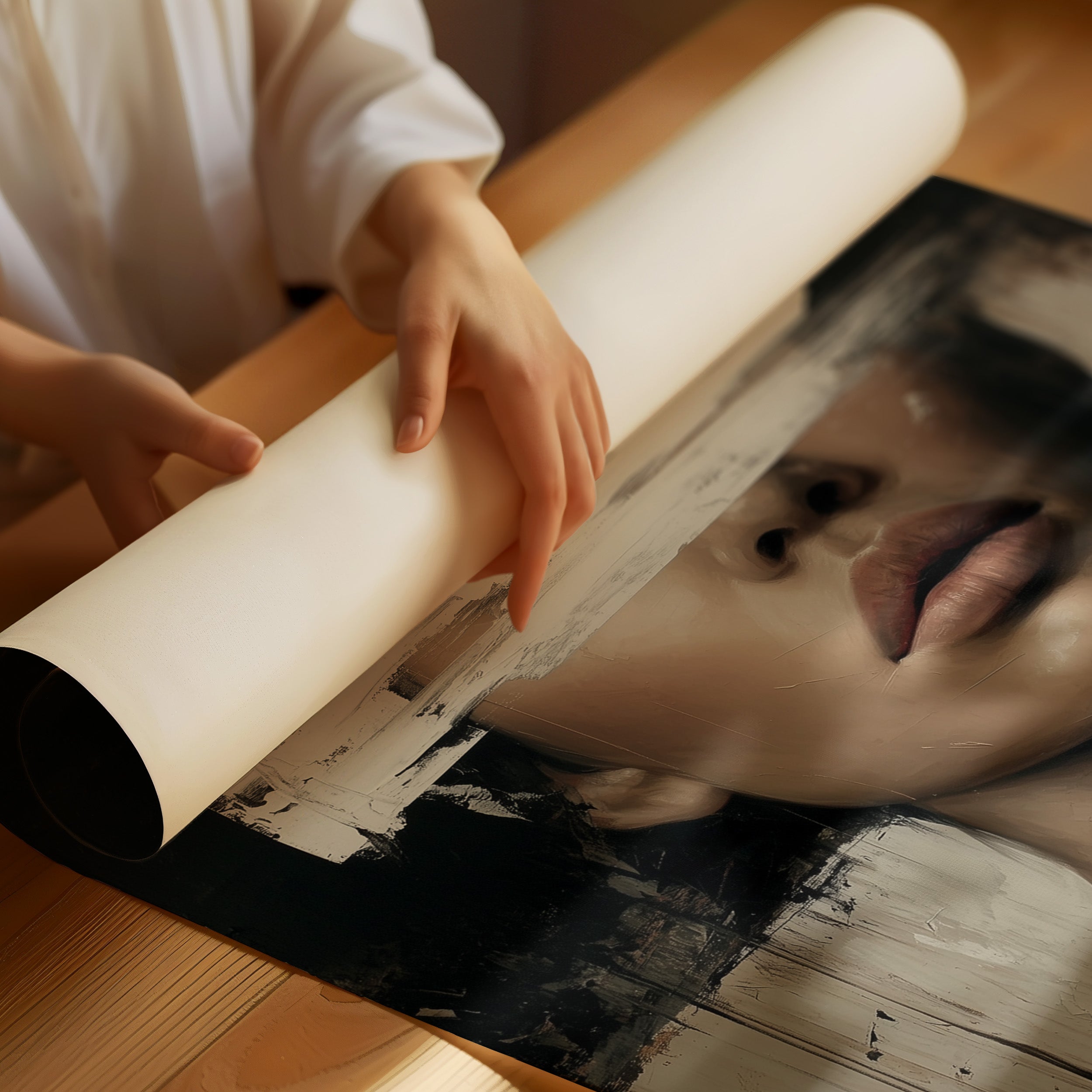 Beneath Brushstrokes We Hide