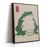 Wise Toad Serves Rice At Dawn