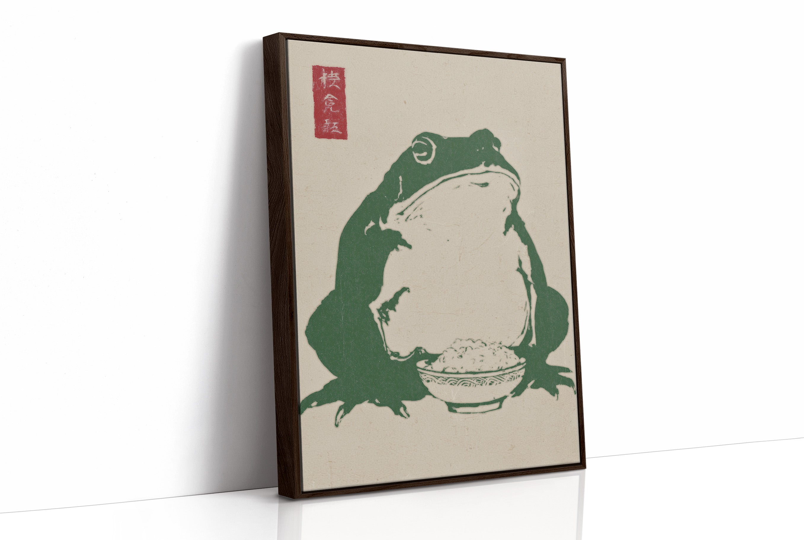 Wise Toad Serves Rice At Dawn