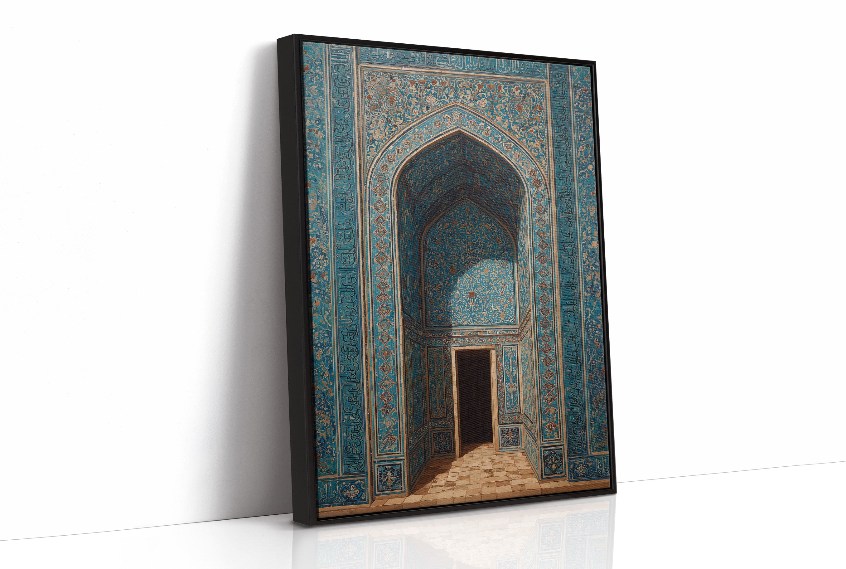 Turquoise Prayers Written In Gold