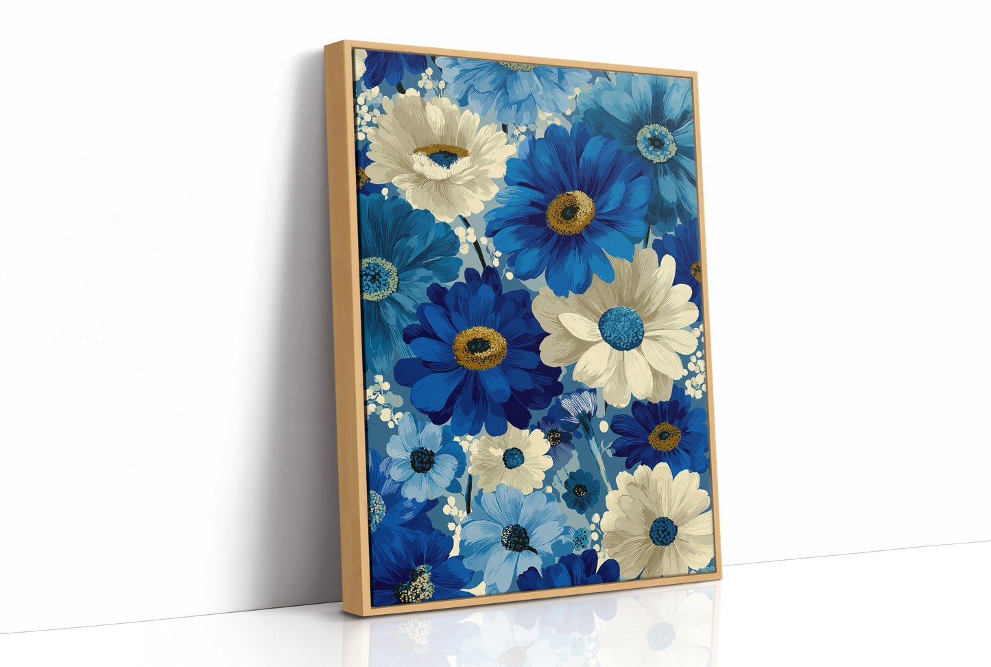 Daisies in Every Shade of Blue