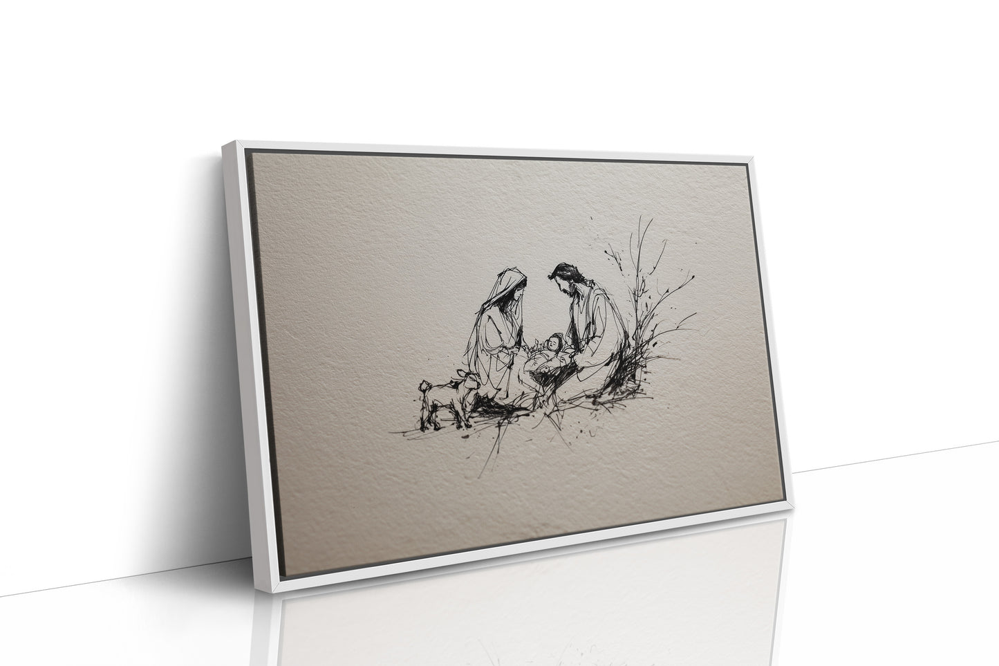 Tender Stillness at the Manger