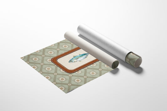 Coastal Memory In Leather Frame