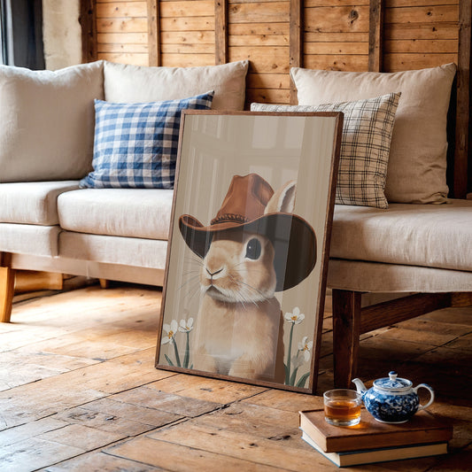 Ranch Rabbit Tips His Leather Crown