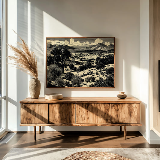 Desert Plains Dance With Mountains