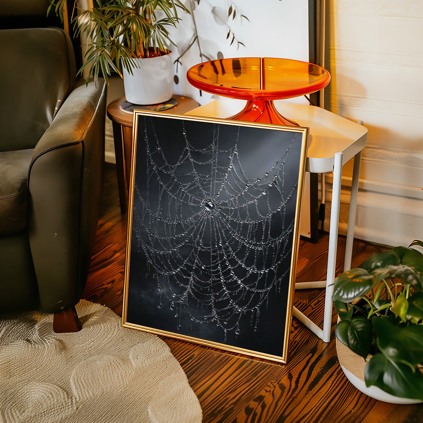 Intricate Threads of Morning Light
