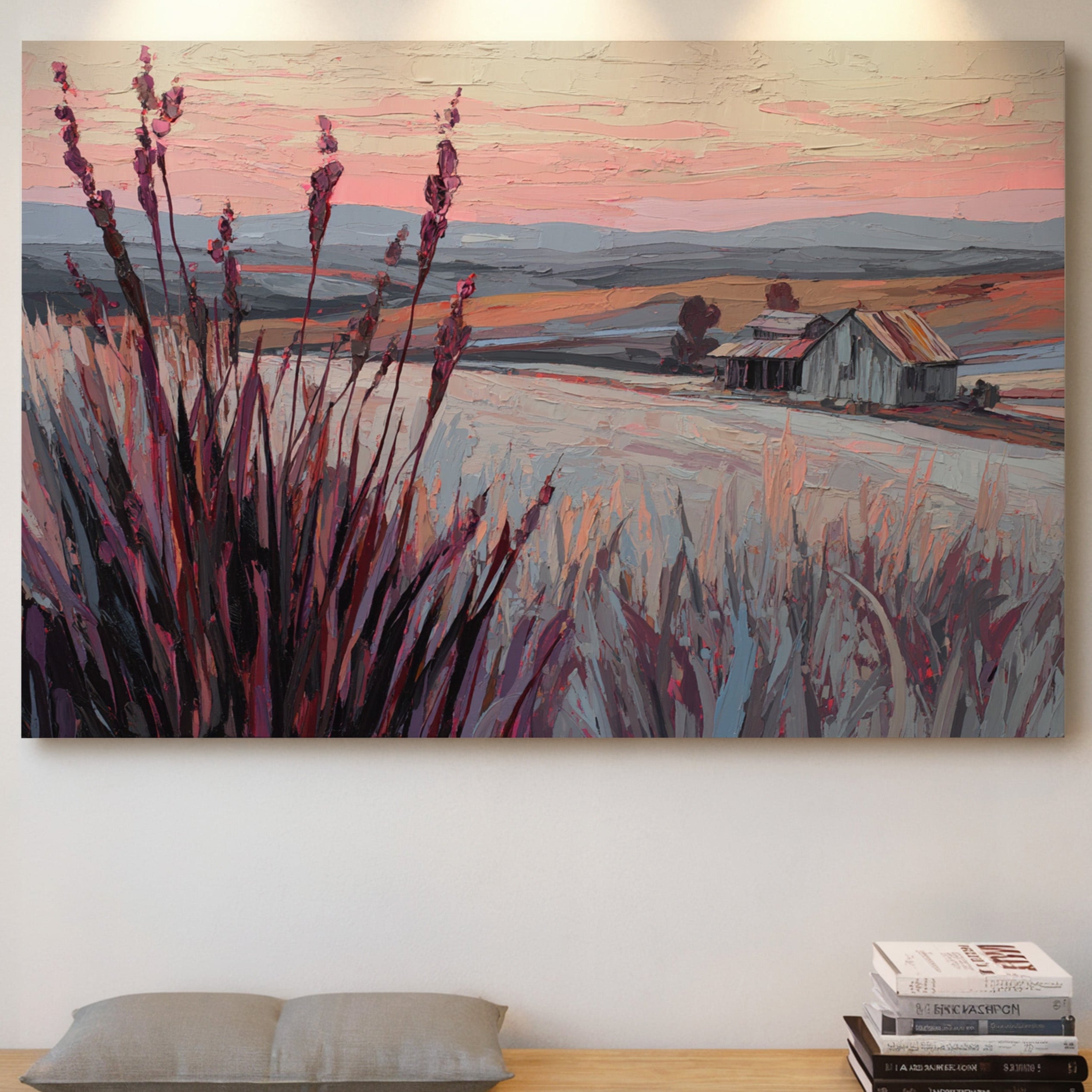 Fields Bathed in Blush