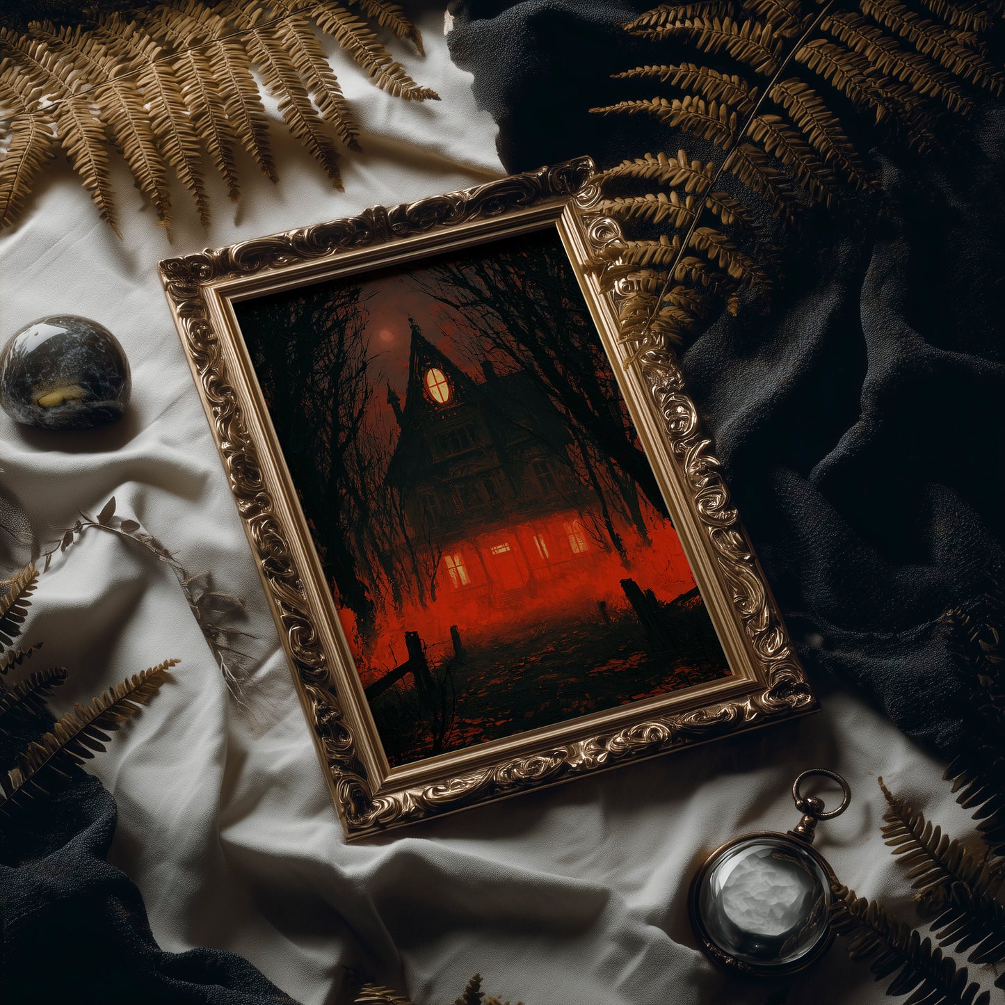 Haunted House, Windows Ablaze