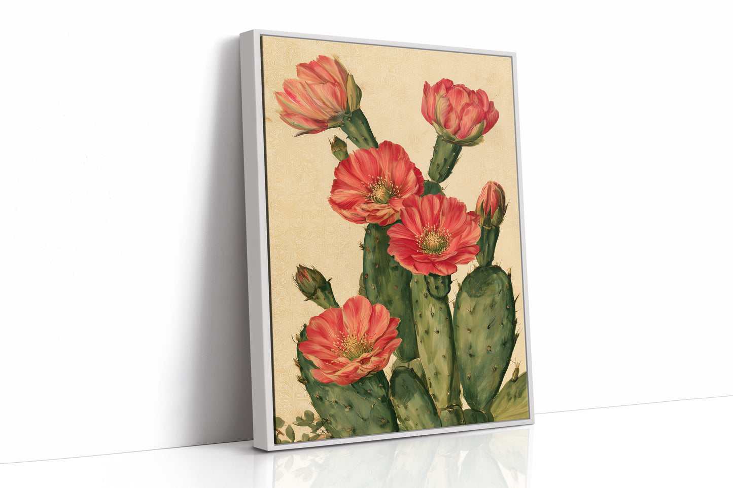 Coral Bloom Prickly Pear