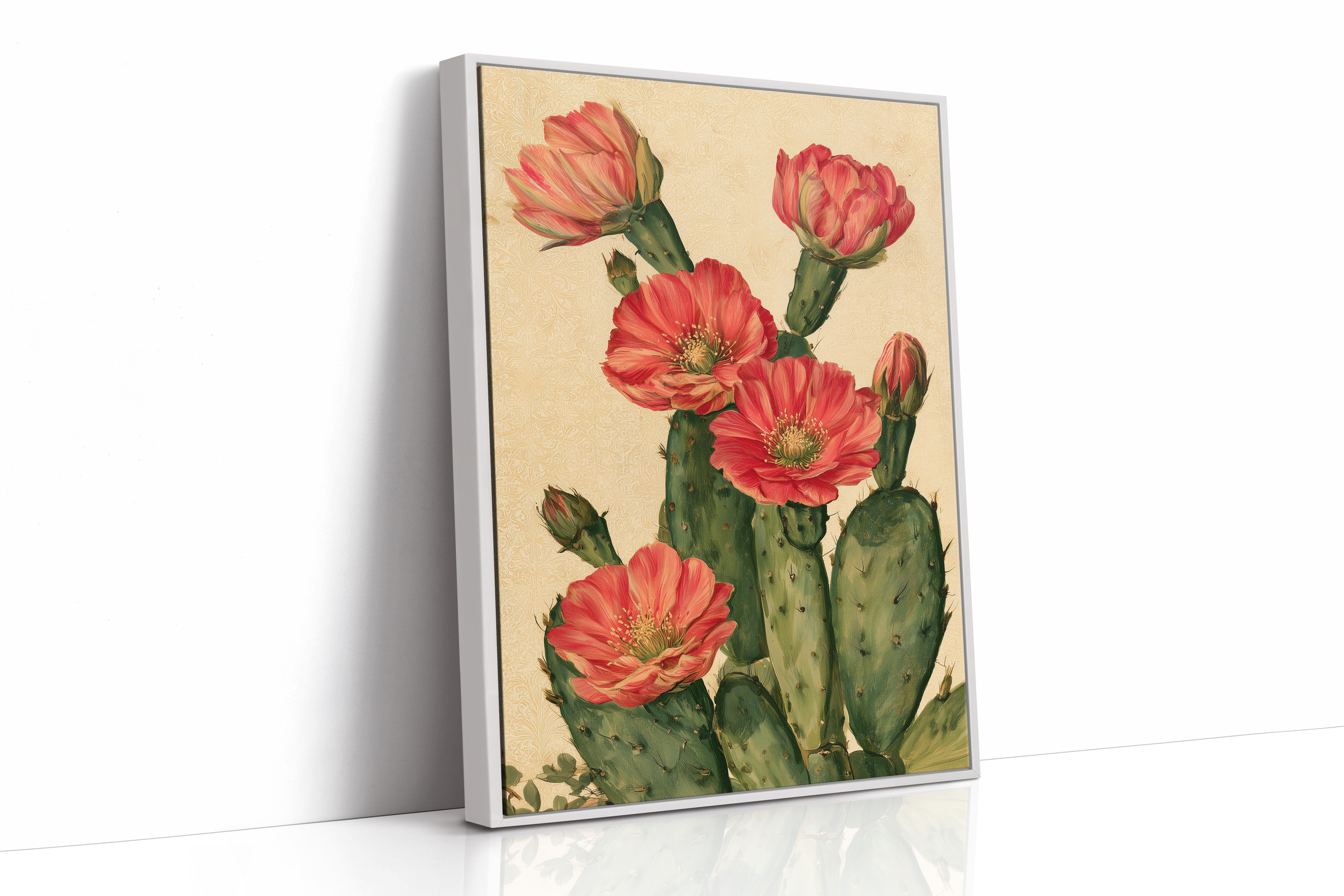 Coral Bloom Prickly Pear