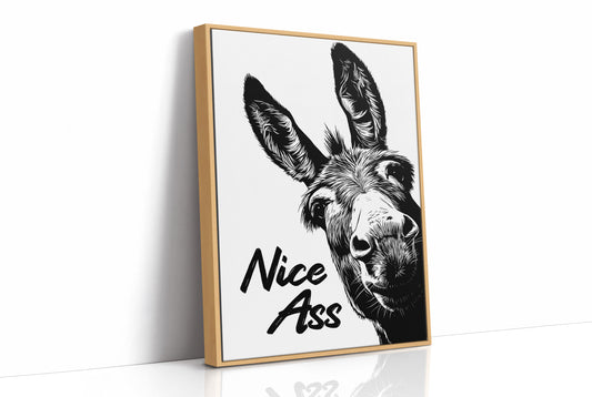 Nice Ass Donkey Humor Print