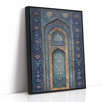 Blue Tiles Hold Ancient Prayers