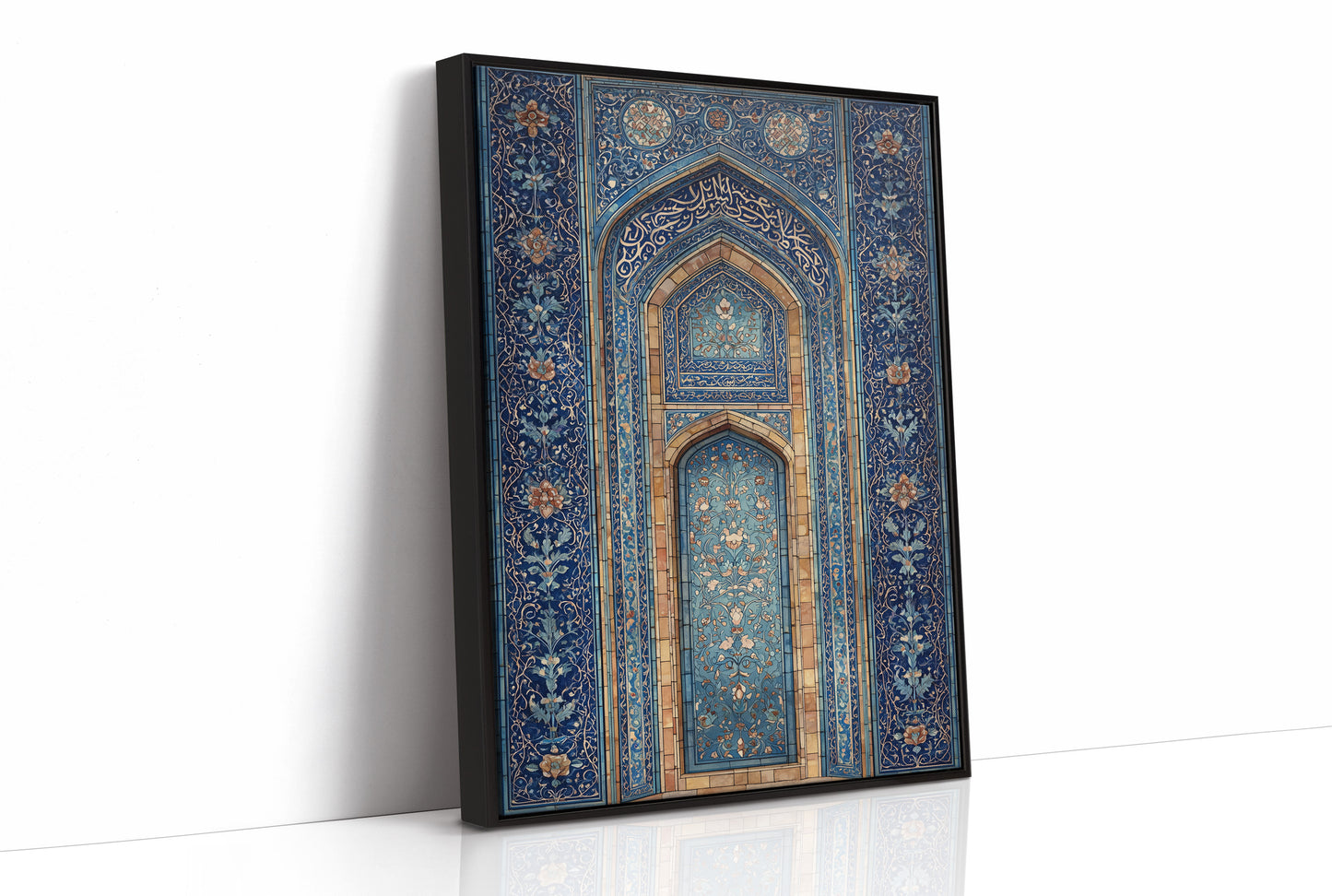 Blue Tiles Hold Ancient Prayers