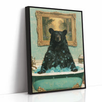 Bear In The Claw Foot Tub