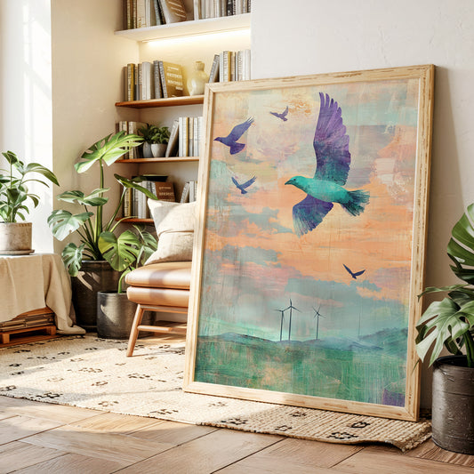 Wind Turbines Call Sacred Wings