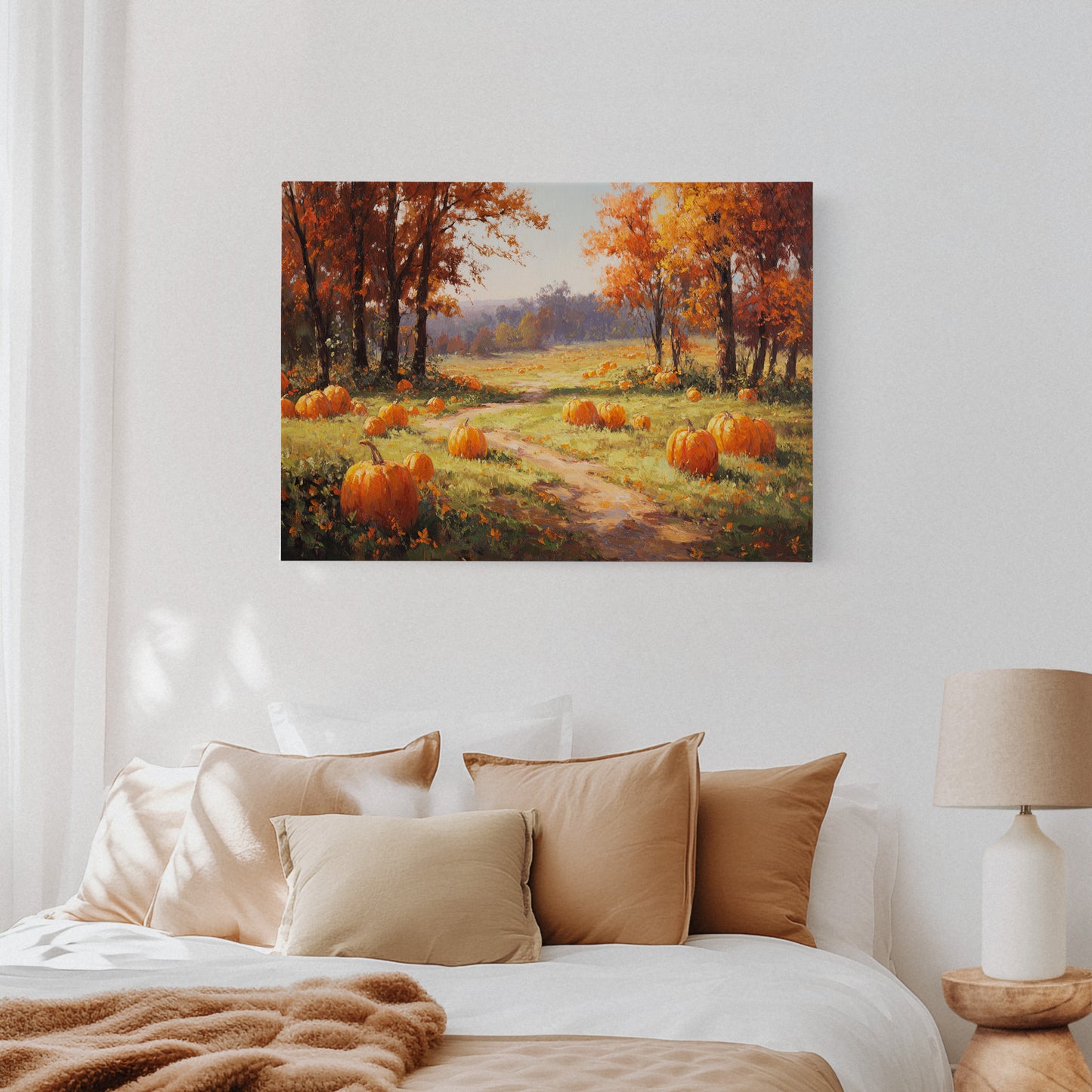 Path Through Autumn's Harvest