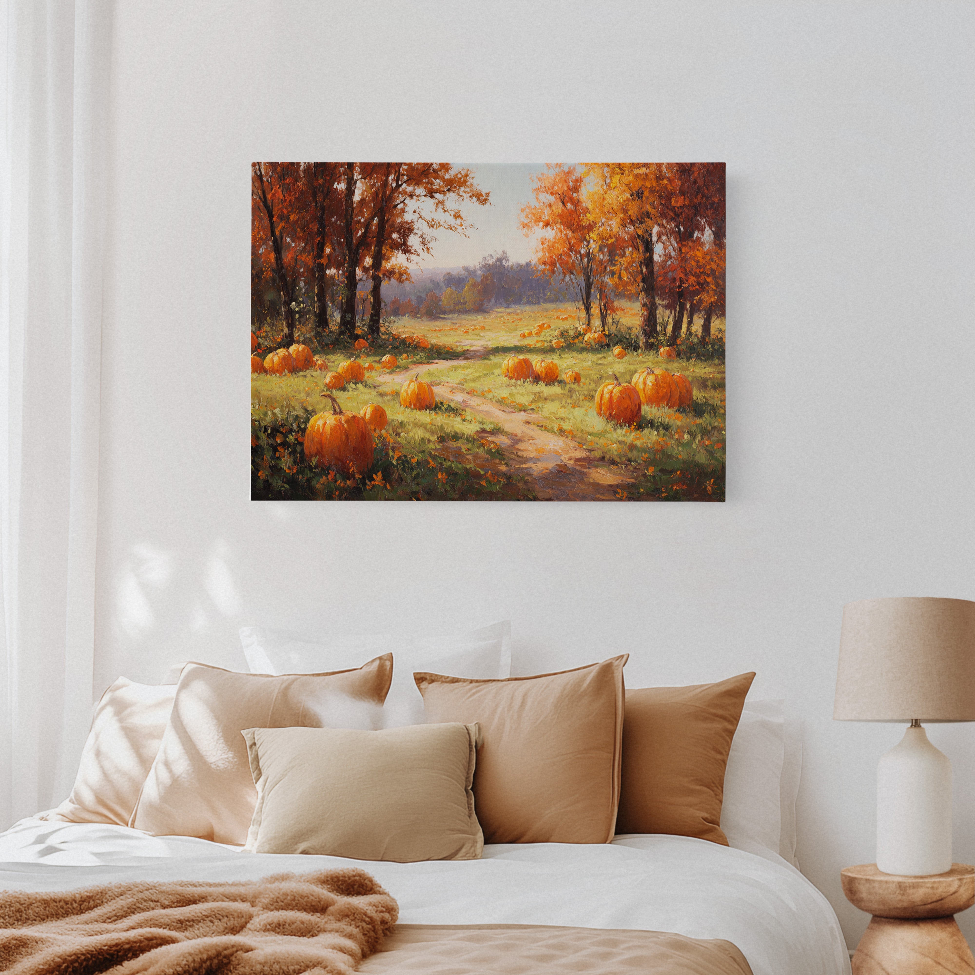 Path Through Autumn's Harvest