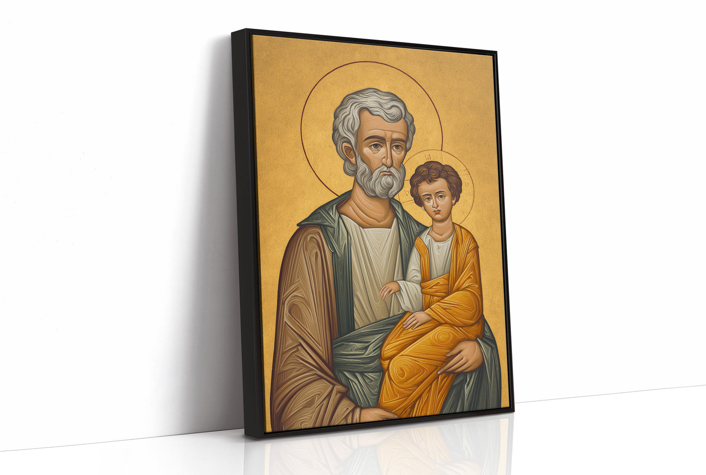 Sacred Gold Upon Weathered Wood