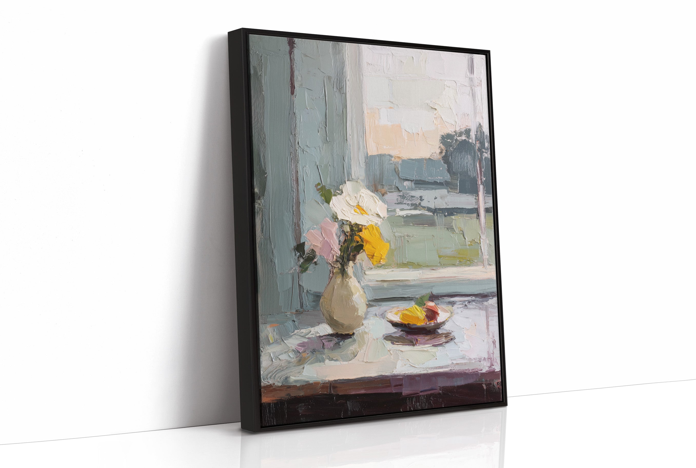 Morning Stillness On White Linen