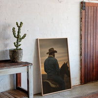 Cowboy at Dusk