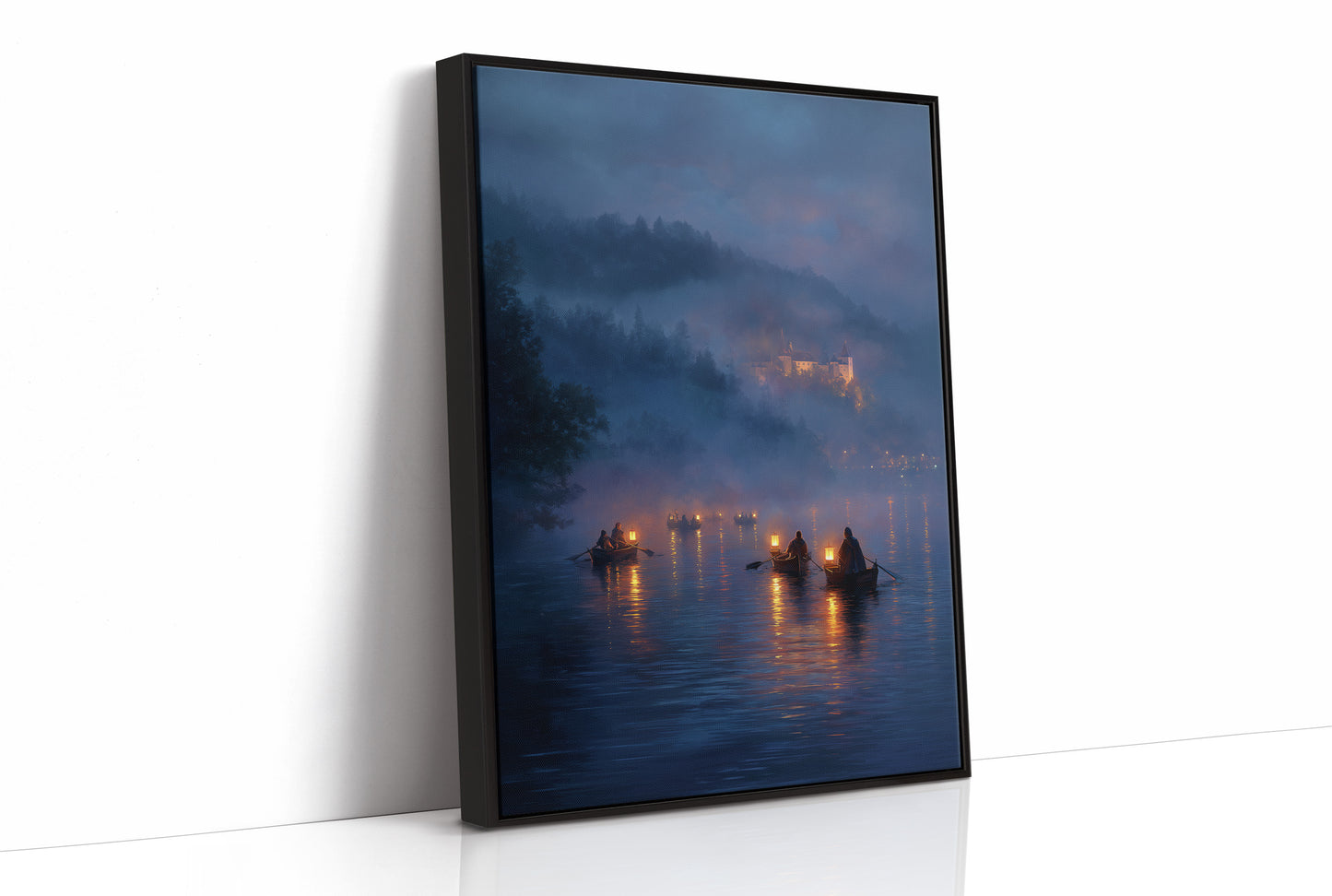 Lanterns Guide The Twilight Crossing