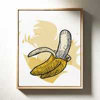 Banana Sketches Its Morning Story