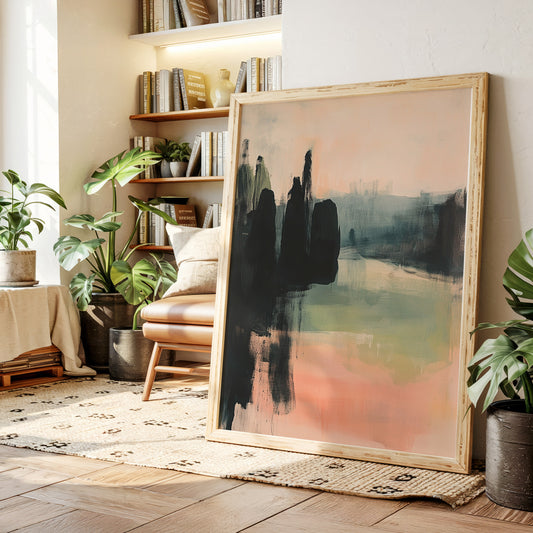 Cypress Trees Hold Evening's Secrets