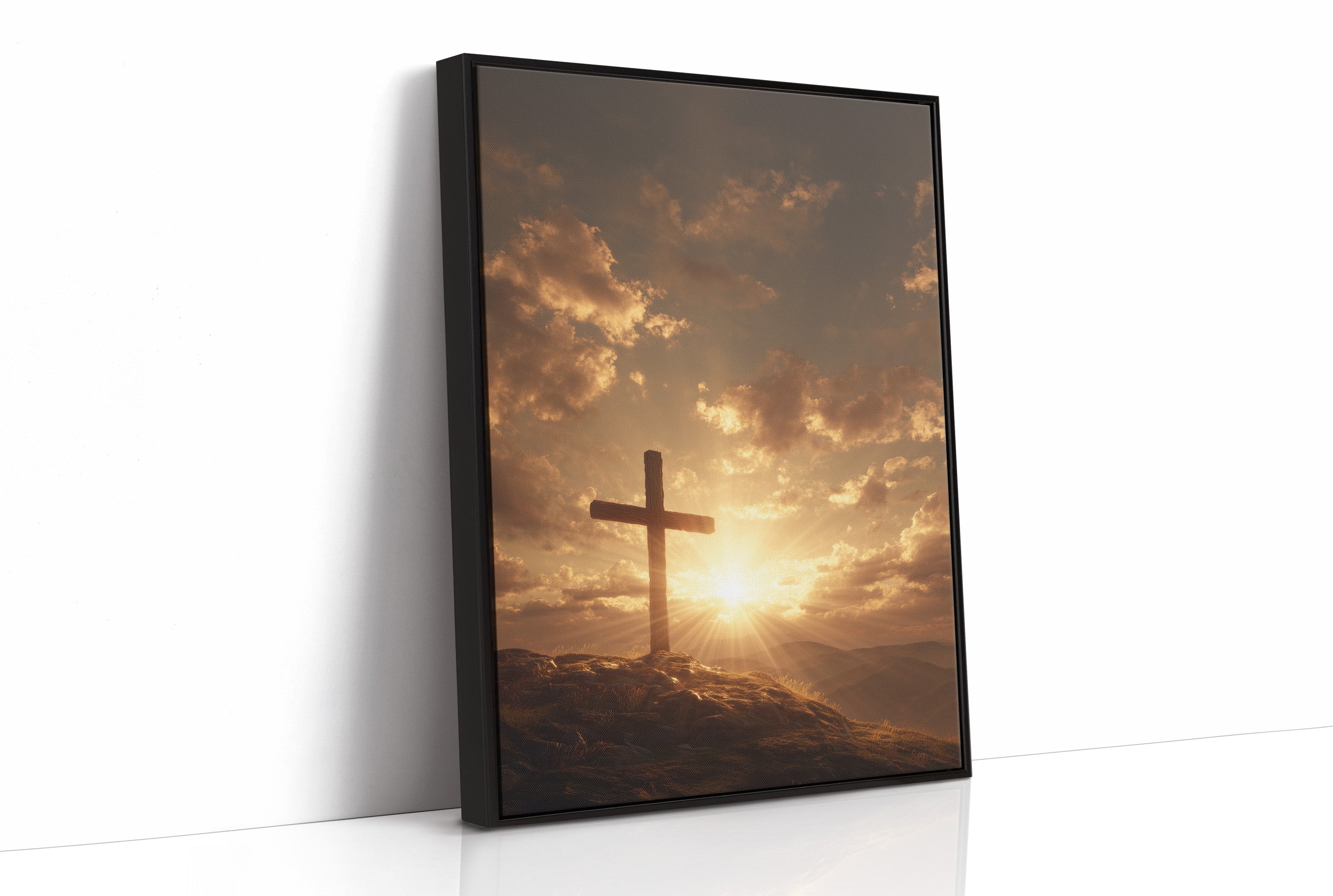 Sunlit Promise On Calvary Hill