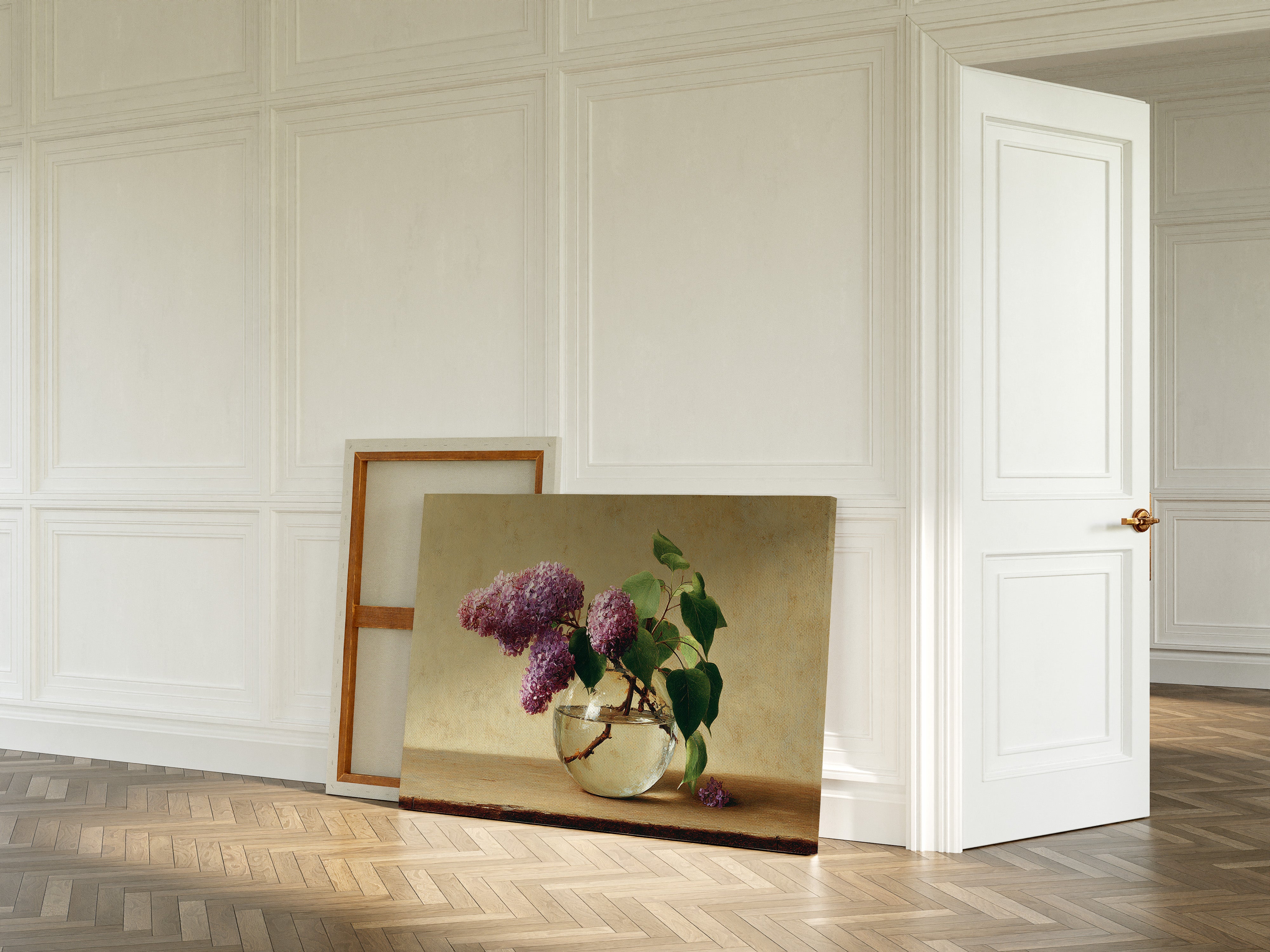 Lilacs Dance In Crystal Light