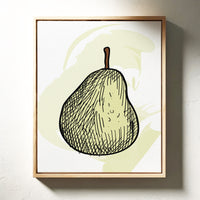 Simple Pear Sketches Autumn Memories