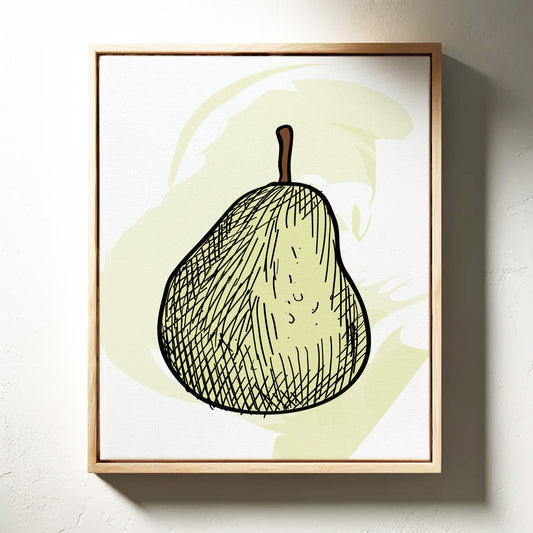 Simple Pear Sketches Autumn Memories