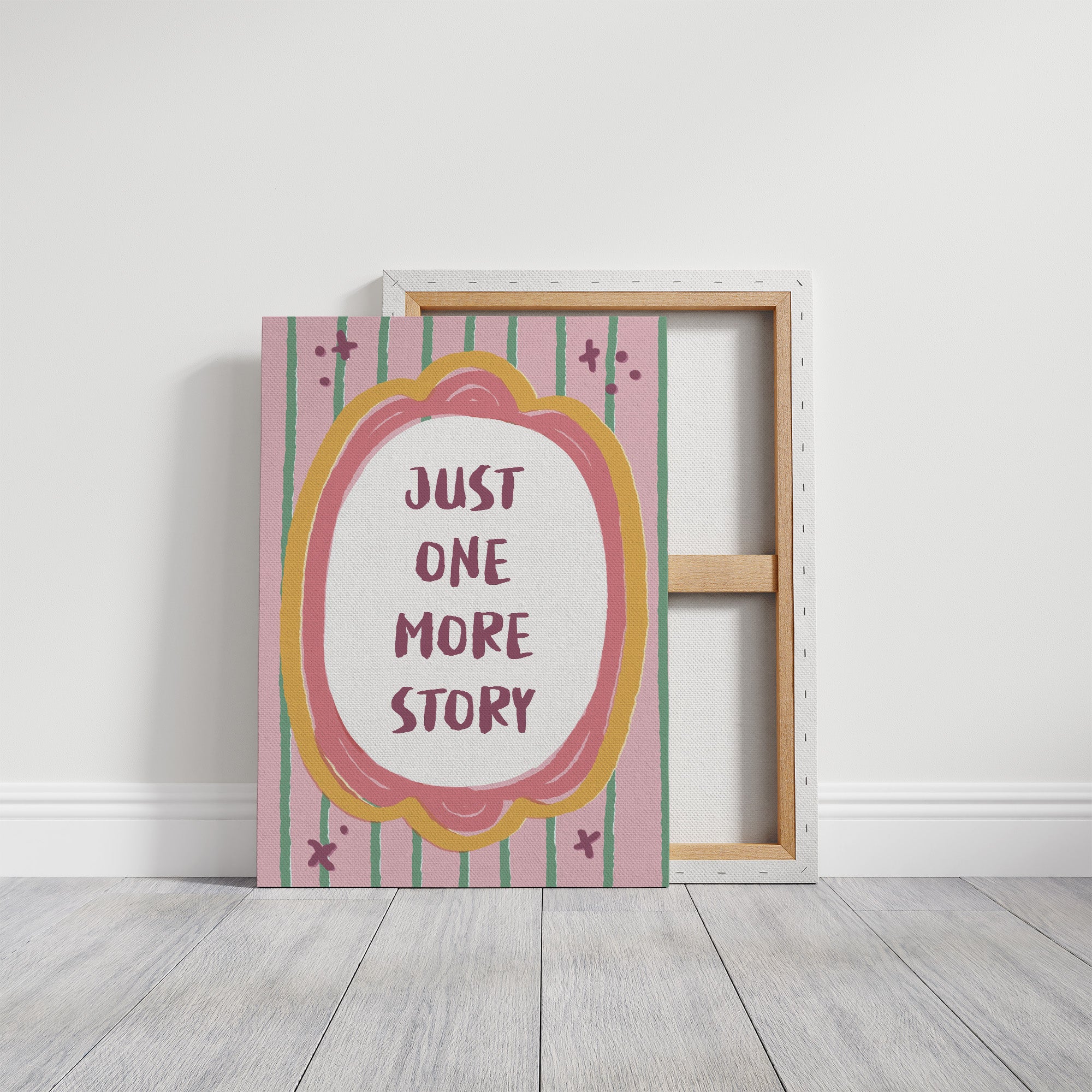 Bedtime Plea in Pastel Frame