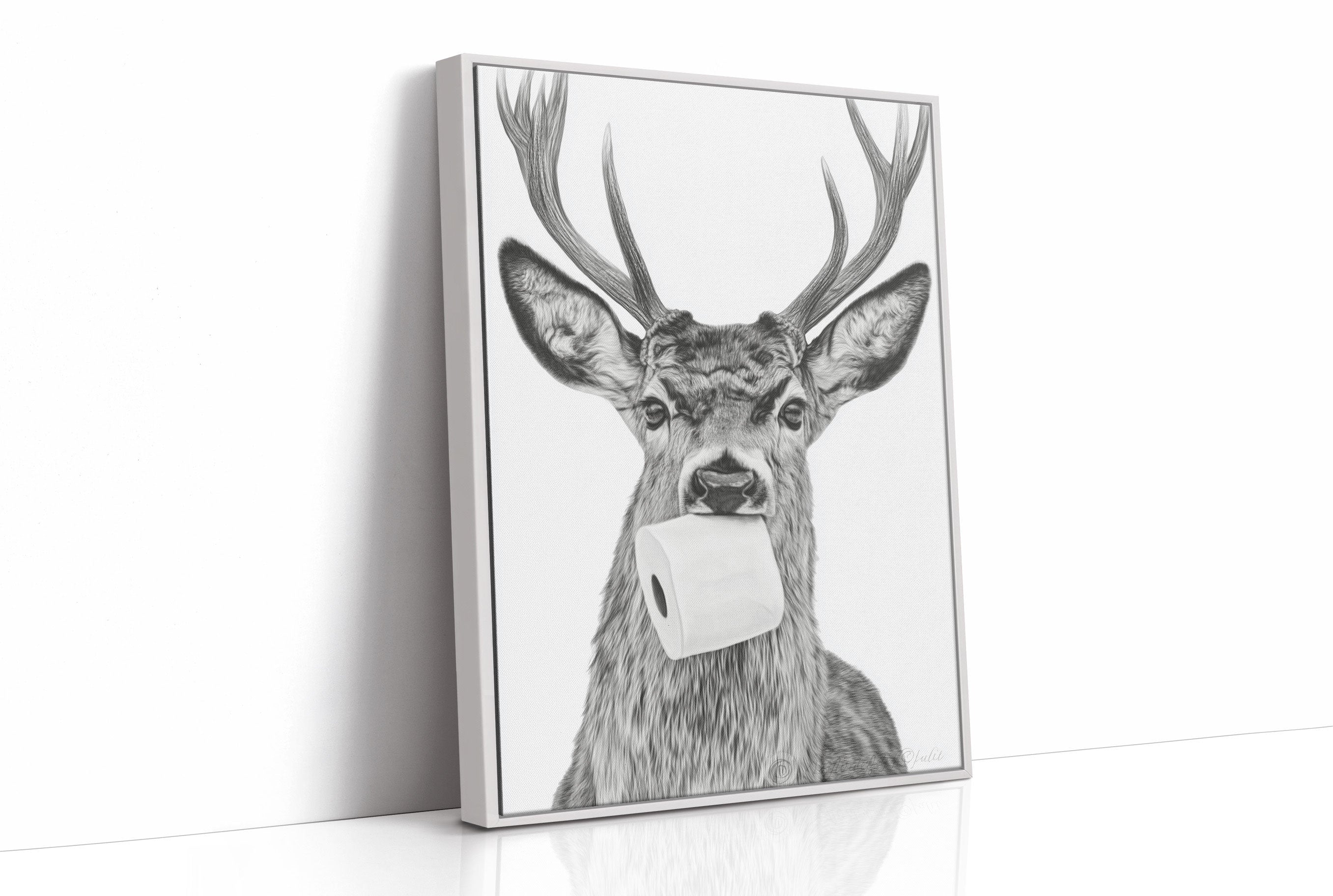 Stag's Unexpected Bathroom Break