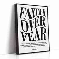 Typography Transcends Doubt Psalm 56:3-4