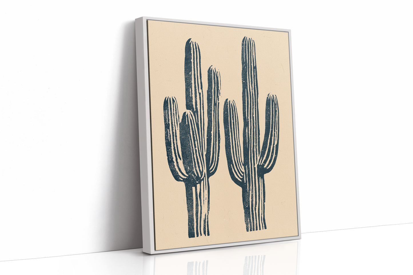 Saguaro Block Print