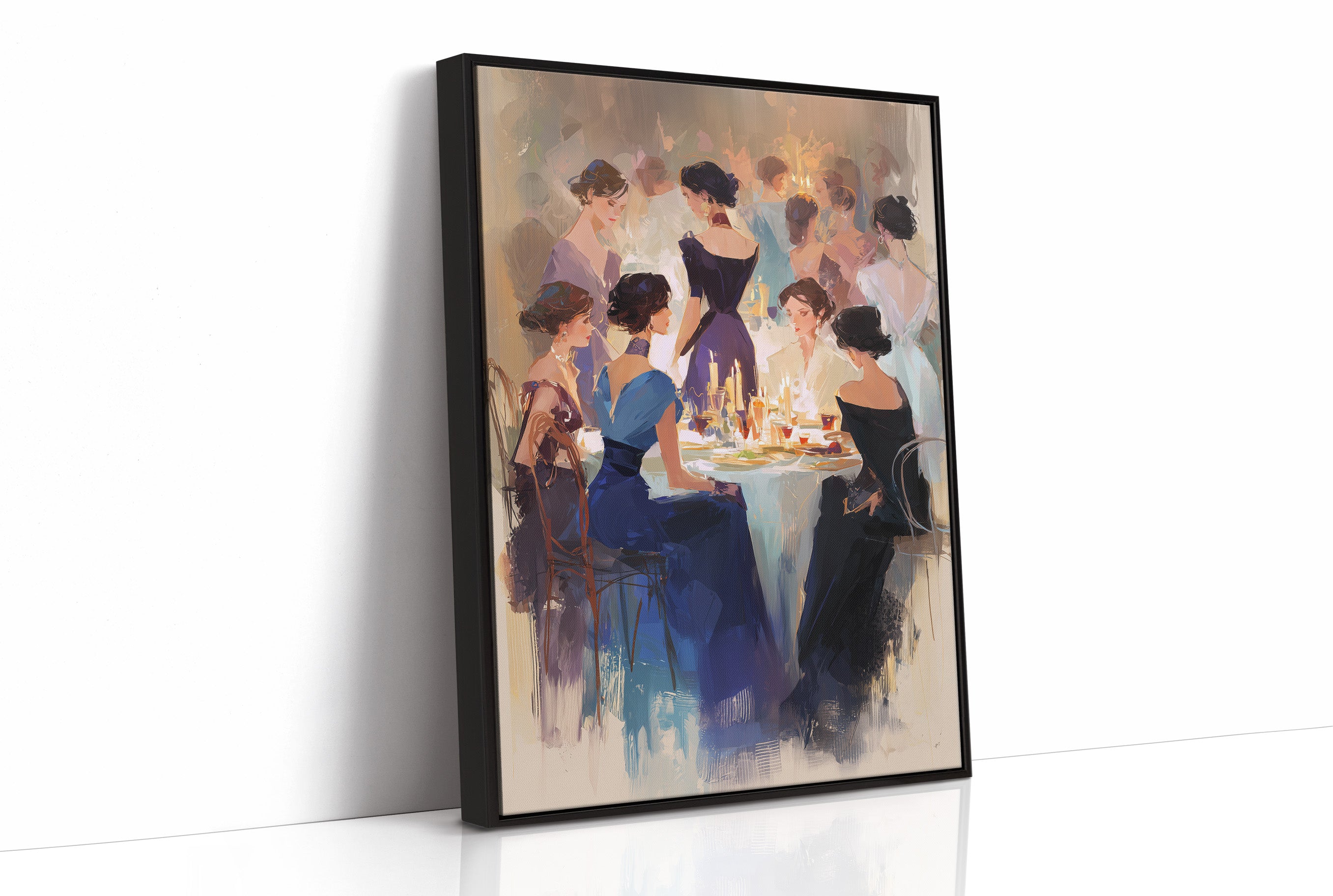 Candlelight Conversations In Evening Gowns