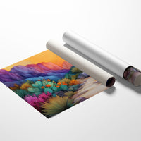 Cactus Blooms Paint Desert Rainbows