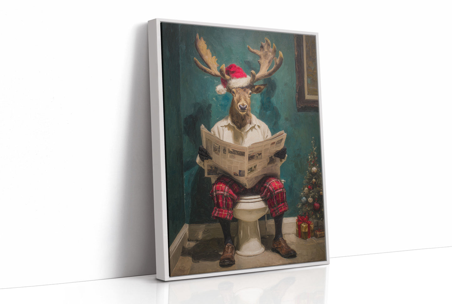 Morning News With Festive Antlers