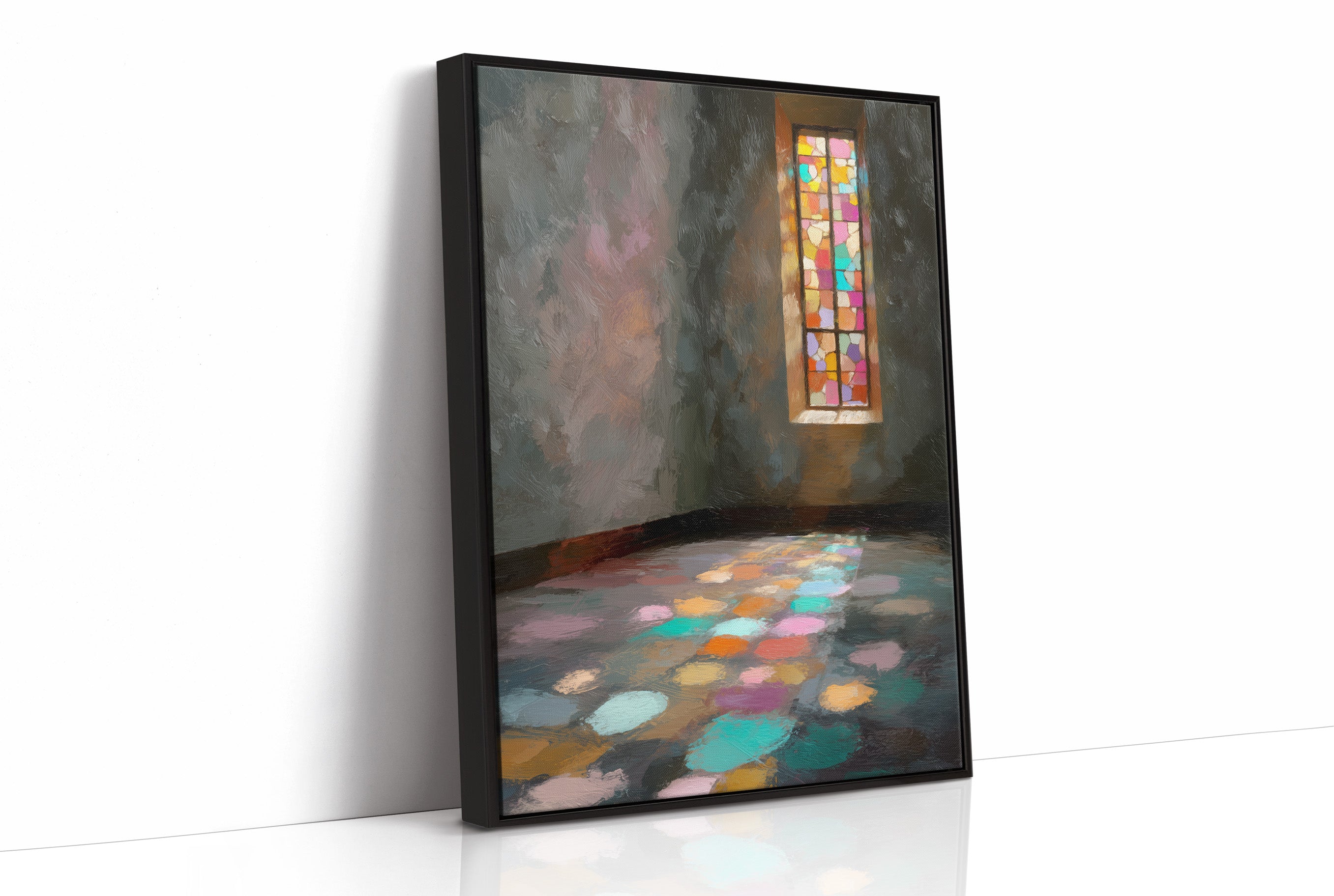 Stained Light Paints Sacred Floors