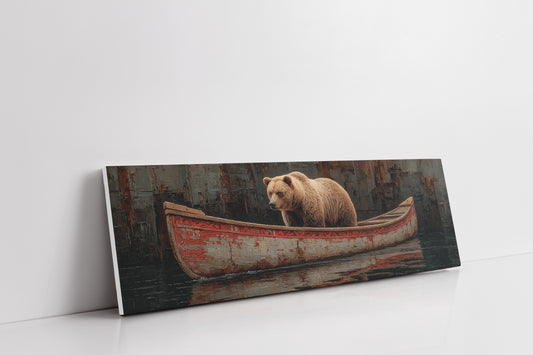 Solitude In The Painted Canoe