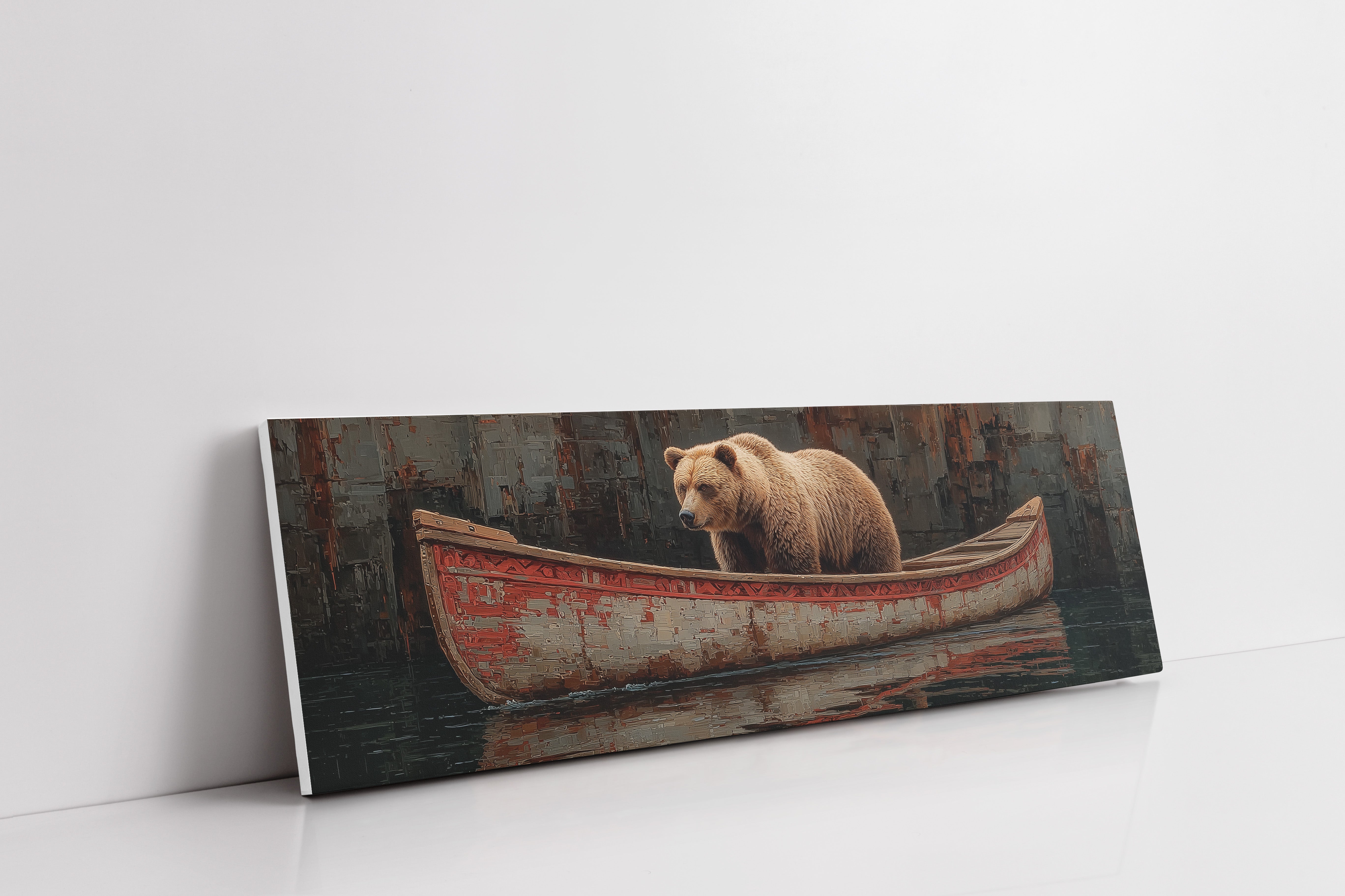 Solitude In The Painted Canoe